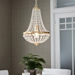 Kjøkkenbelysning Tak|Lysekroner>Marksløjd Gransø lyskrone 1L - Messing