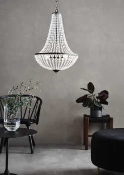 Kjøkkenbelysning Tak|Lysekroner>Marksløjd Gränsö lysekrone 3l - Svart/klar - Svart / Klar