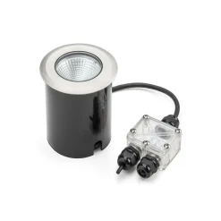 Uplights>Konstsmide Ground markspot rund utendørs IP65 5W Dimbar- Rustfritt Stål