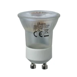 Led-Pærer Gu10 Sokkel>Unison GU10 Mini 3W LED Dimbar 2700K Klar