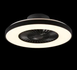 Takvifter>Reality Halmstad tak vifte 3000-6500K 39,6W m/Fjernkontroll - Svart