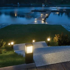 Lightup-Pris|Utelamper Til Kystområder>Norlys Halmstad pullert LED 1483