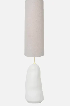 Interiørlamper Gulv>Ferm Living Hebe Gulvlampe Hvit/Natur