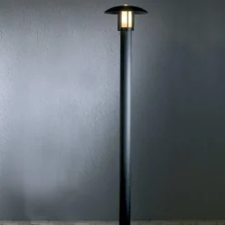 Lyktestolper>Konstsmide Heimdal stolpe 200cm Svart