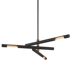 Kjøkkenbelysning Tak|Taklamper / Takplafonder>Hudson Valley Hendrix taklampe - Bronse - Ø112cm