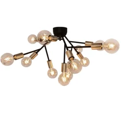 Kjøkkenbelysning Tak|Taklamper / Takplafonder>By Rydens Hero takplafond - Svart