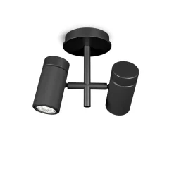 Kjøkkenbelysning Tak|Spotter & Skinner>Herstal Holder taklampe 2-spotlight - Svart