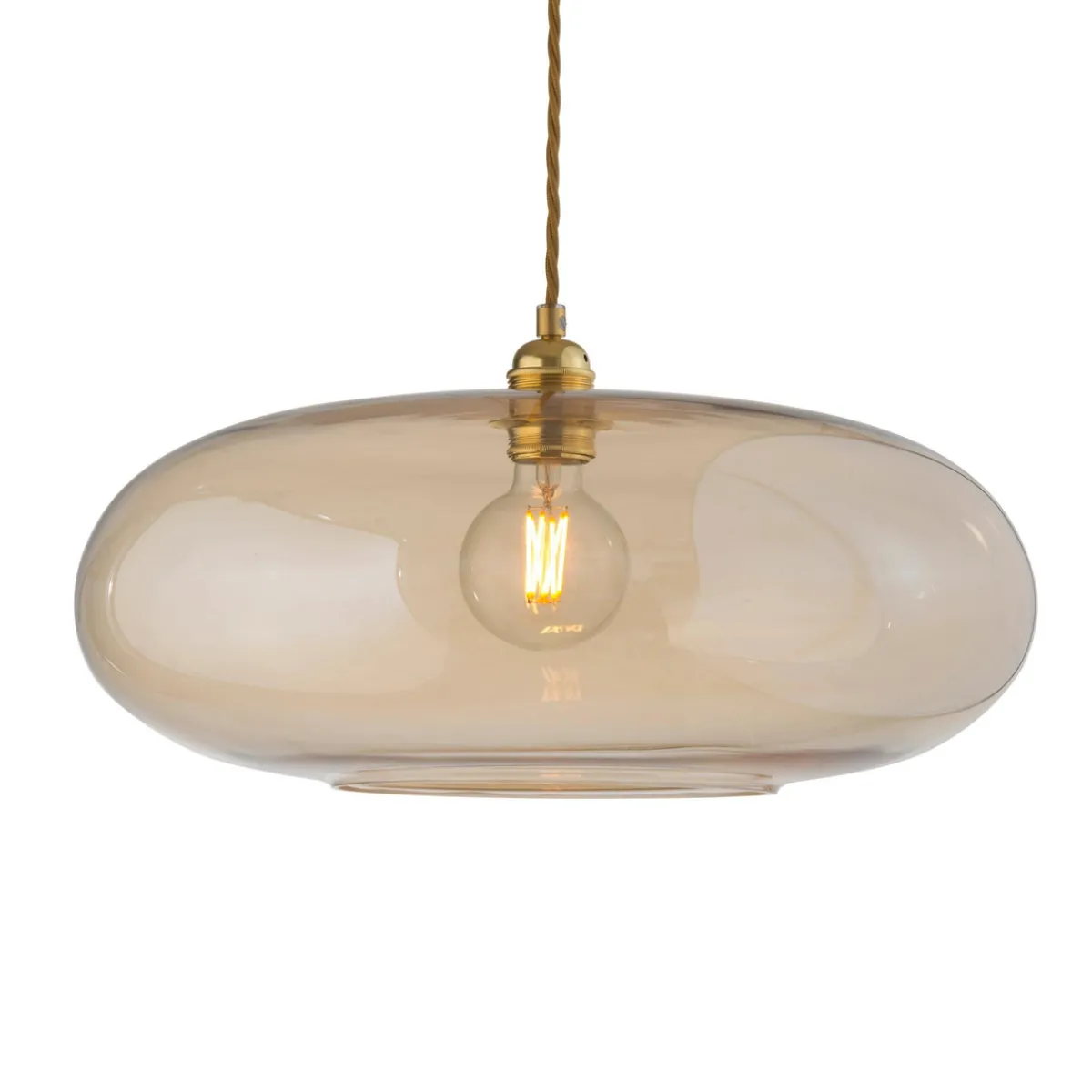 Kjøkkenbelysning Tak|Takpendler>EBB & FLOW Horizon takpendel 45 cm Golden Smoke/gull Gull / Røyk