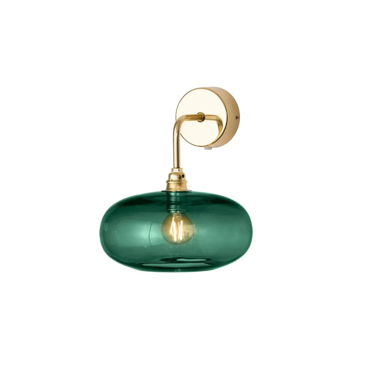 Interiørlamper>EBB & FLOW Horizon vegglampe - Grønn/Gull Gull / Grønn