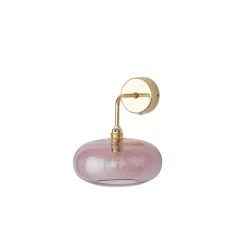 Interiørlamper>EBB & FLOW Horizon vegglampe - Obsidian/gull Gull / Rosa