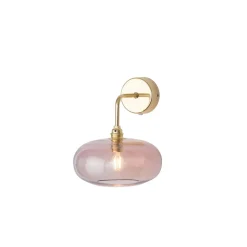 Interiørlamper>EBB & FLOW Horizon vegglampe - Obsidian/gull Gull / Rosa