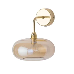 Interiørlamper>EBB & FLOW Horizon vegglampe S Golden Smoke/gull Gull / Røyk