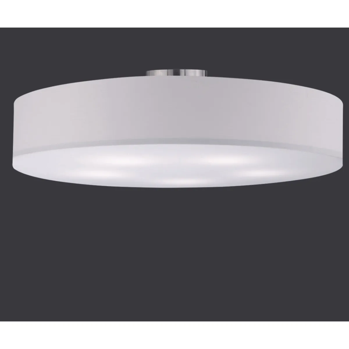 Kjøkkenbelysning Tak|Taklamper / Takplafonder>Trio Lighting Hotel taklampe 65 - Nikkel/ Hvit