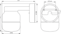 Utelamper - Veggskjold / Plafond|Baderomsbelysning Vegg><noscript><img width=