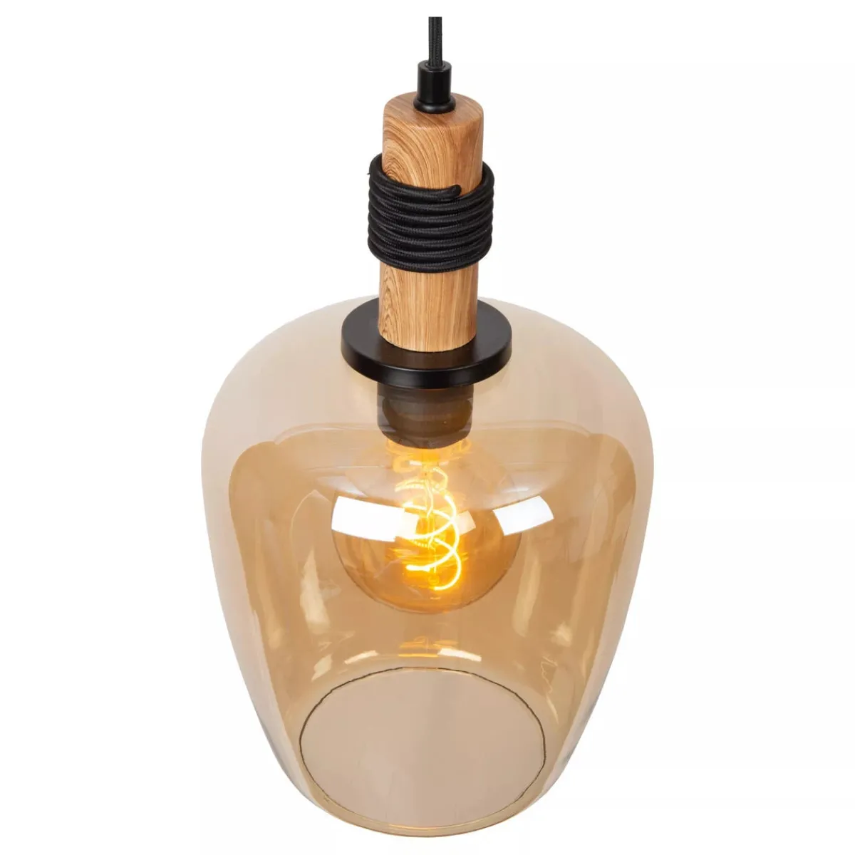 Kjøkkenbelysning Tak|Takpendler>Lucide Ilona takpendel 22 cm Amber