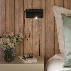 Vegglamper Med Usb>Paulmann Jerik vegglampe 2,4W 3000 Kelvin med USB - 3 step dim