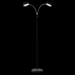 Leselamper Gulv>Ms - belysning Jonas dobbel gulvlampe 2x5W 2700 Kelvin 140 cm - Dimbar