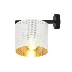 Interiørlamper>Emibig Jordan vegglampe - Hvit/Gullfarget Hvit / Gull