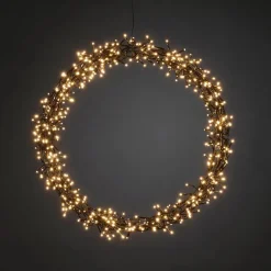 Julekranser Ute|Juledekorasjoner>Konstsmide Julekrans 50 cm 600 led dimbar