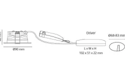Lightup-Pris>Sg Armaturen As Junistar Eco IsoSafe 6W LED 2700K - Matt Hvit