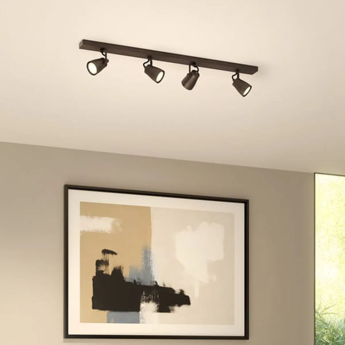 Kjøkkenbelysning Tak|Spotter & Skinner>Astro Lighting Juno four bar spotskinne Bronse