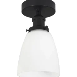 Kjøkkenbelysning Tak|Taklamper / Takplafonder>Pr home of Scandinavia Ab Kappa taklampe 14 cm - Svart/Opal Svart / Opal