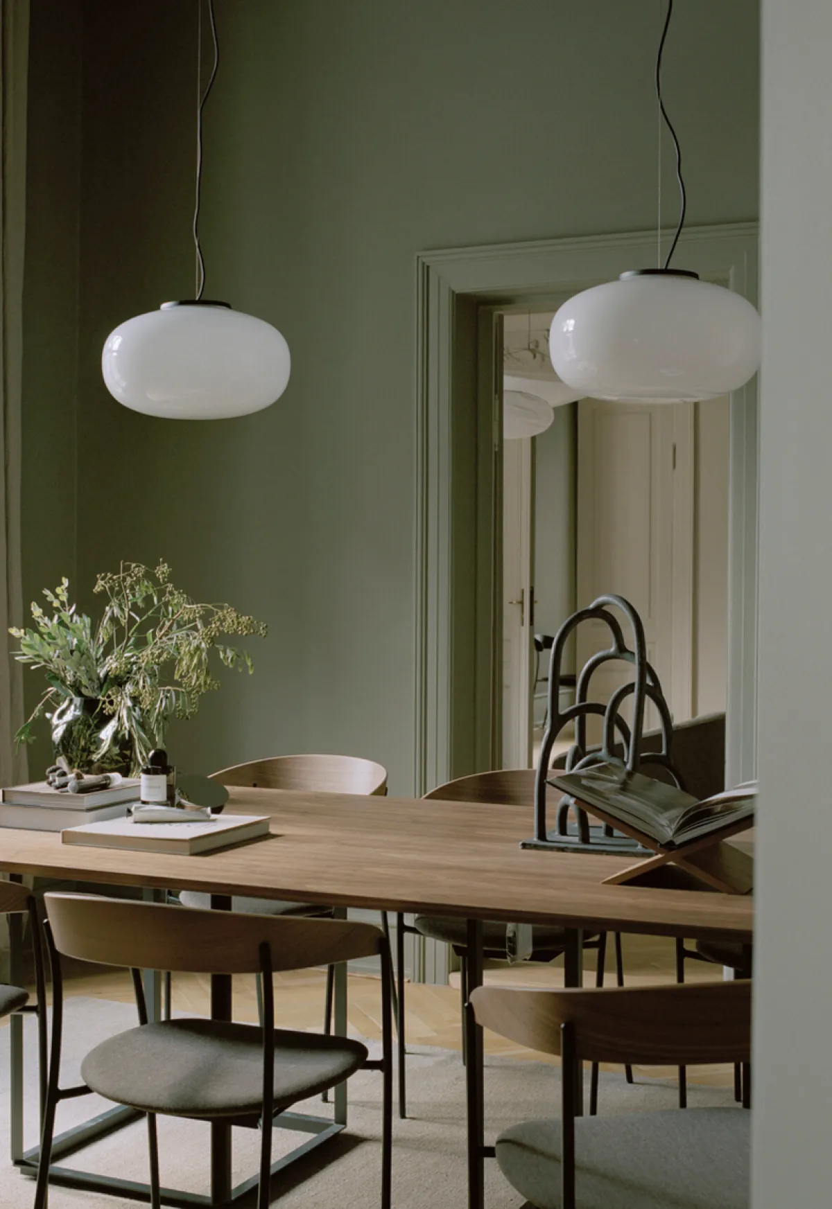 Kjøkkenbelysning Tak|Takpendler>New Works Karl-Johan takpendel - Large - Glass Opal