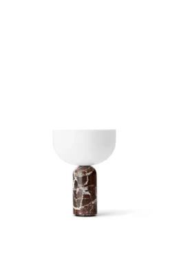Oppladbare Bordlamper>New Works Kizu Portable bordlampe - Marmor Brun