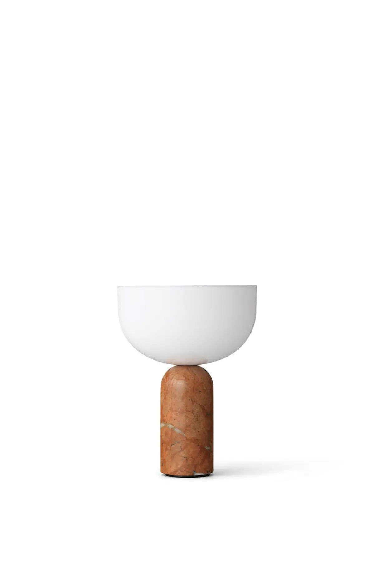 Oppladbare Bordlamper>New Works Kizu Portable bordlampe - Rustfarget Marmor Brun