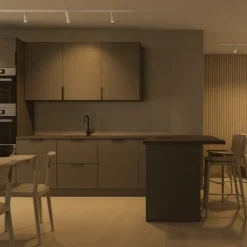 Lightup-Pris|Zip Spotskinner>Sg Armaturen As Komplett 2m Zip Tube Micro 3 X 7W LED 2000-2800K dim to warm