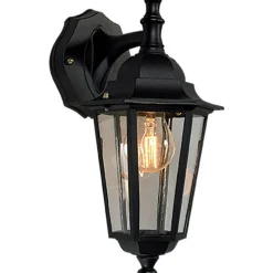 Utelamper - Klassiske Vegglamper>Ms - belysning Kristiansand vegglampe ned utendørs IP44 E27 Hvit