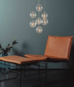 Kjøkkenbelysning Tak|Lysekroner>Hadeland Glassverk Krystallball 7 lys - Soda Klar