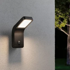 Utelamper Til Kystområder|Utelamper Med Opp/Ned Lys>Paulmann Kulma vegglampe utendørs IP44 7,5W 3000 Kelvin - Sensor Antrasitt