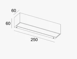 Utelamper Med Opp/Ned Lys>NorDesign Kyoto K2 Antrasitt Grå