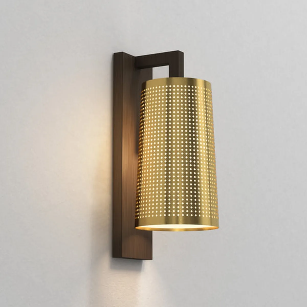 Baderomsbelysning Vegg>Astro Lighting Lago 280 vegglampe uten skjerm IP44 - farget Bronse
