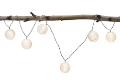 Lysslynger|Lysslynger>Paulmann Lampion lysslynge 3,6 meter IP44 3000 Kelvin - Oppladbar via USB Hvit