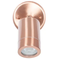 Utelamper Med Opp/Ned Lys>Pacific Lifestyle Lantana vegglampe utendørs - Polert Kobber