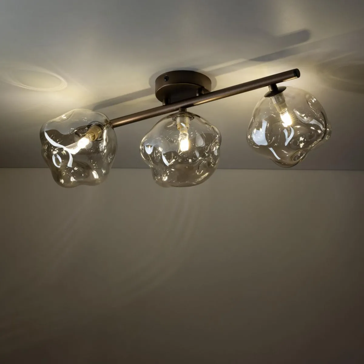 Kjøkkenbelysning Tak|Taklamper / Takplafonder>TK Lighting Lava taklampe 3-lys