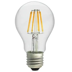 Led-Pærer E27 Sokkel>Unison Ledpære E27 klar filament 8 Watt 2700 Kelvin 60mm - Dimbar