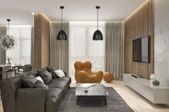 Kjøkkenbelysning Tak|Takpendler>Emibig Lenox takpendel 1 lys - Svart/Gullfarget