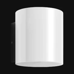 Utelamper Med Opp/Ned Lys>Norlux Lepus vegglampe utendørs 10W IP54 Dimbar - Mørk grå/Opal Grå / Opal