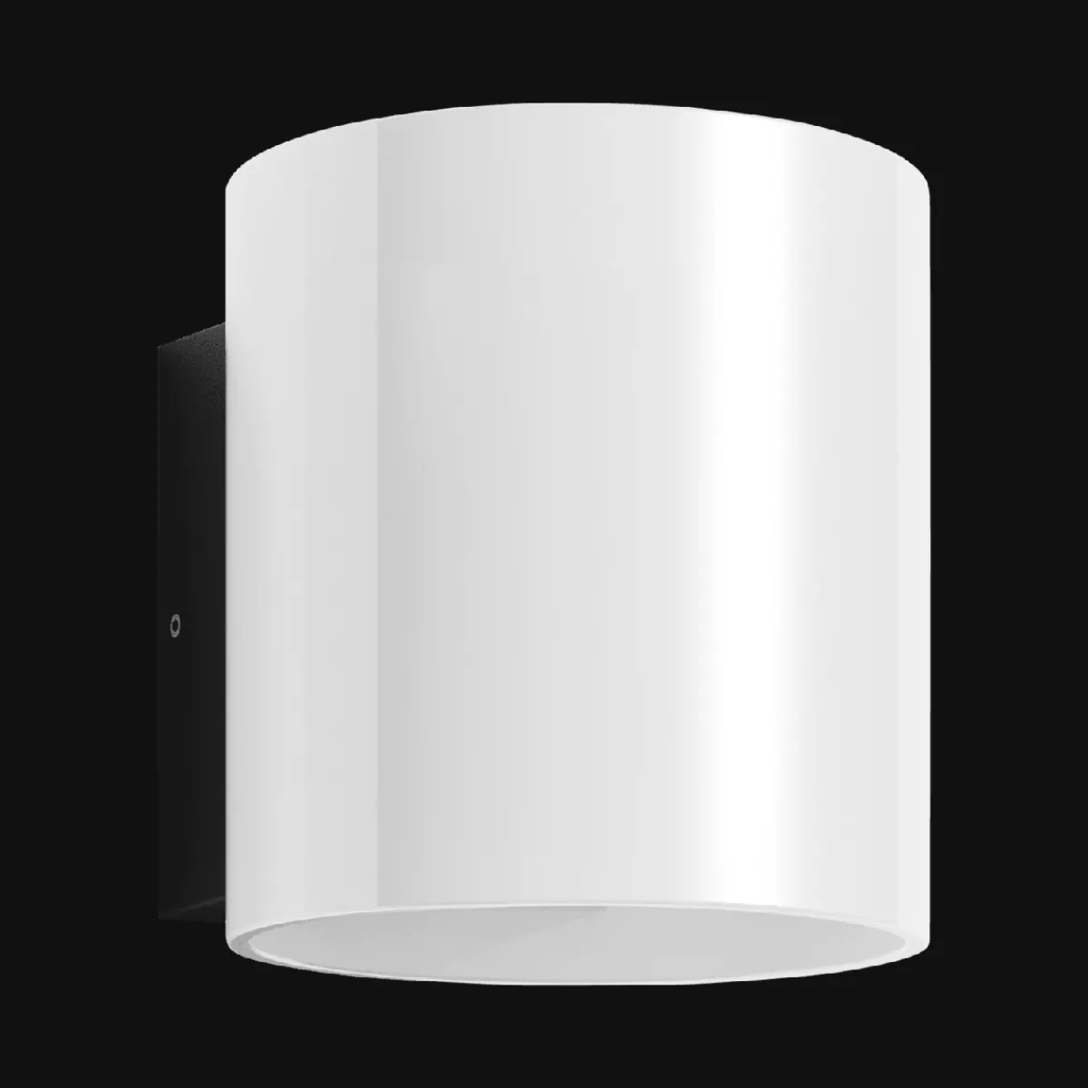 Utelamper Med Opp/Ned Lys>Norlux Lepus vegglampe utendørs 10W IP54 Dimbar - Mørk grå/Opal Grå / Opal