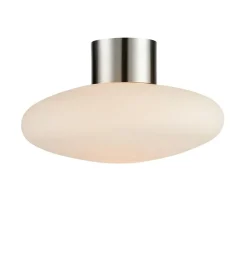 Kjøkkenbelysning Tak|Taklamper / Takplafonder>Marksløjd Locus vegg/taklampe - Opal/Stålfarget - Stål / Opal