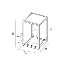Lightup-Pris|Utelamper - Klassiske Vegglamper><noscript><img width=