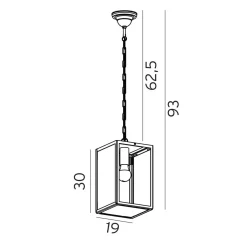 Lightup-Pris|Taklamper Ute>Norlys Lofoten takpendel 1944