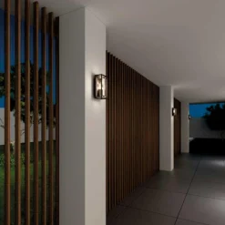 Utelamper - Veggskjold / Plafond|Baderomsbelysning Vegg>LOOM Design Loke vegglame utendørs IP65 E27 - Svart