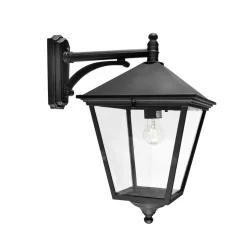 Lightup-Pris|Utelamper - Klassiske Vegglamper>Norlys London 493 Svart