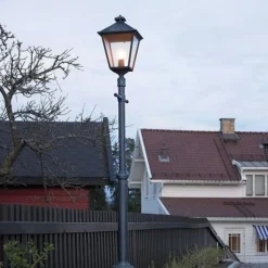 Lightup-Pris|Lyktestolper>Norlys London 491 stolpe Svart