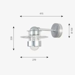 Utelamper - Veggskjold / Plafond|Utelamper - Klassiske Vegglamper><noscript><img width=
