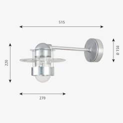 Utelamper - Veggskjold / Plafond|Utelamper - Klassiske Vegglamper><noscript><img width=